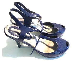 Melissa blue heels